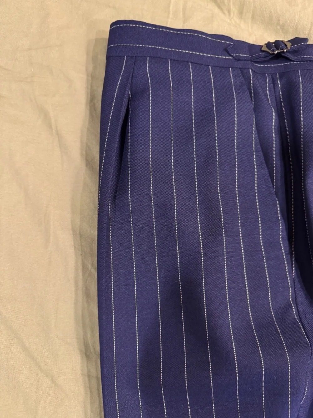 Suitsupply Navy Pinstripe Drago Super 130 Suit